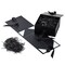 Medium Gift Boxes with Bow and Shredded Paper Fill, Pack of 2 (Black 8 inch Box) for Weddings, Graduations, Birthdays, Father's Day, Groomsmen Gifts, All Occasion